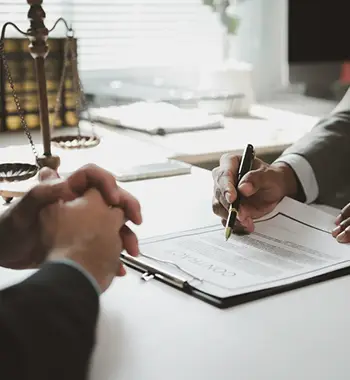 Organized immigration case file with documents reviewed for accuracy and submission readiness