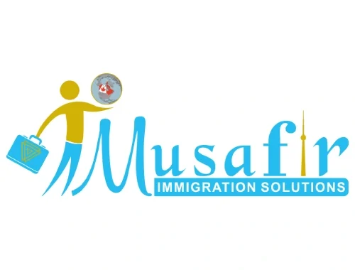 Musafir Immigration Solutions Inc. primary brand logo for Canadian immigration consulting.